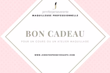 Offrez un bon cadeau maquillage pour vos événements