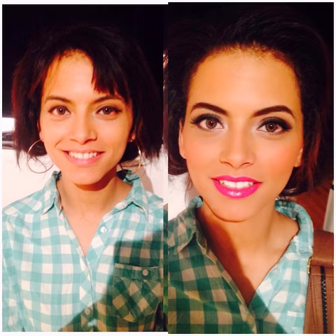 Maquillage défile salon de mariage